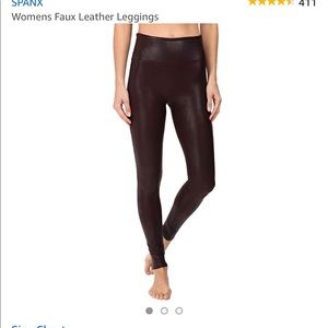 SPANX Faux Leather leggings